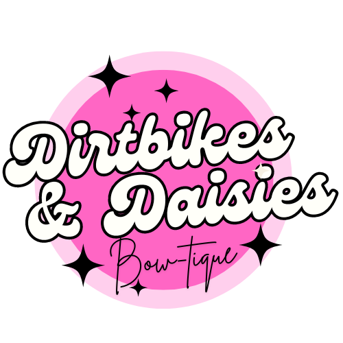 Dirtbikes and Daisies Bow-tique